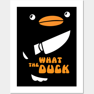 I Choose Violence Funny Duck Posters and Art